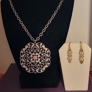 Necklace and Earrings
